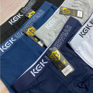 KGK Underwear [1ตัว] กางเกงในชายขาสั้น ทรงบ็อกเซอร์ งานคุณภาพยืดหยุ่น เนื้อผ้านิ่มใส่สบายไม่อึดอัด ผ้าระบายอากาศได้ดี