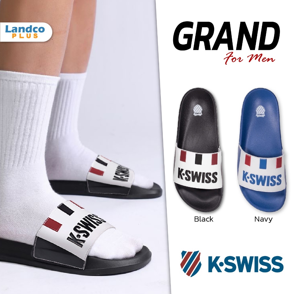 K-Swiss Collection เคสวิส รองเท้าแตะ รองเท้าลำลอง สำหรับผู้ชาย M Grand SDST220903 (590)