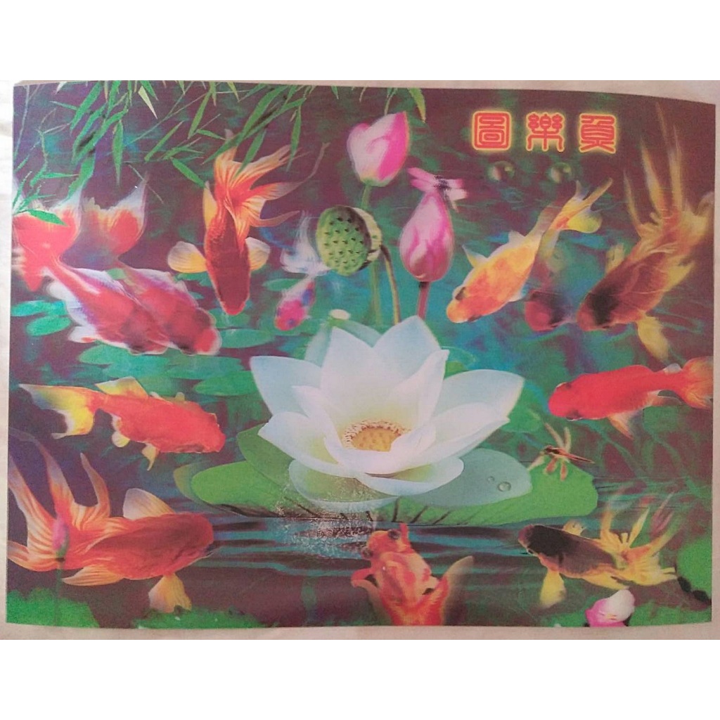 ภาพ 3 มิติ ปลาคราฟ 9 ตัวเป็นที่นิยมมากสำหรับเสริมฮวงจุ้ยเป็นสัญลักษณ์ของความร่ำรวยมั่งคั่งเงินทองผลกำไรจากการค้าขาย - รูปที่ 5