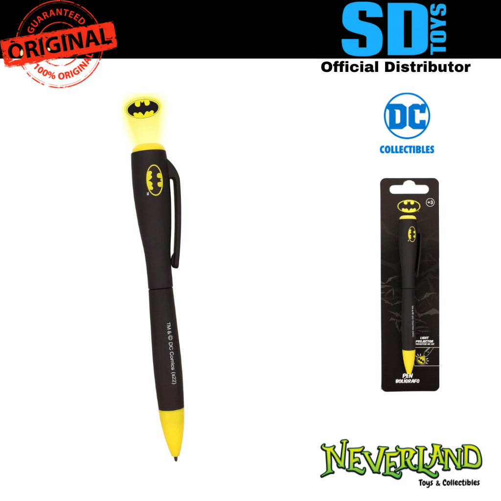 SD Toys DC Comics Batman Projector Pen with Batsignal Light***ถ่านหมดและเปลี่ยนไม่ได้
