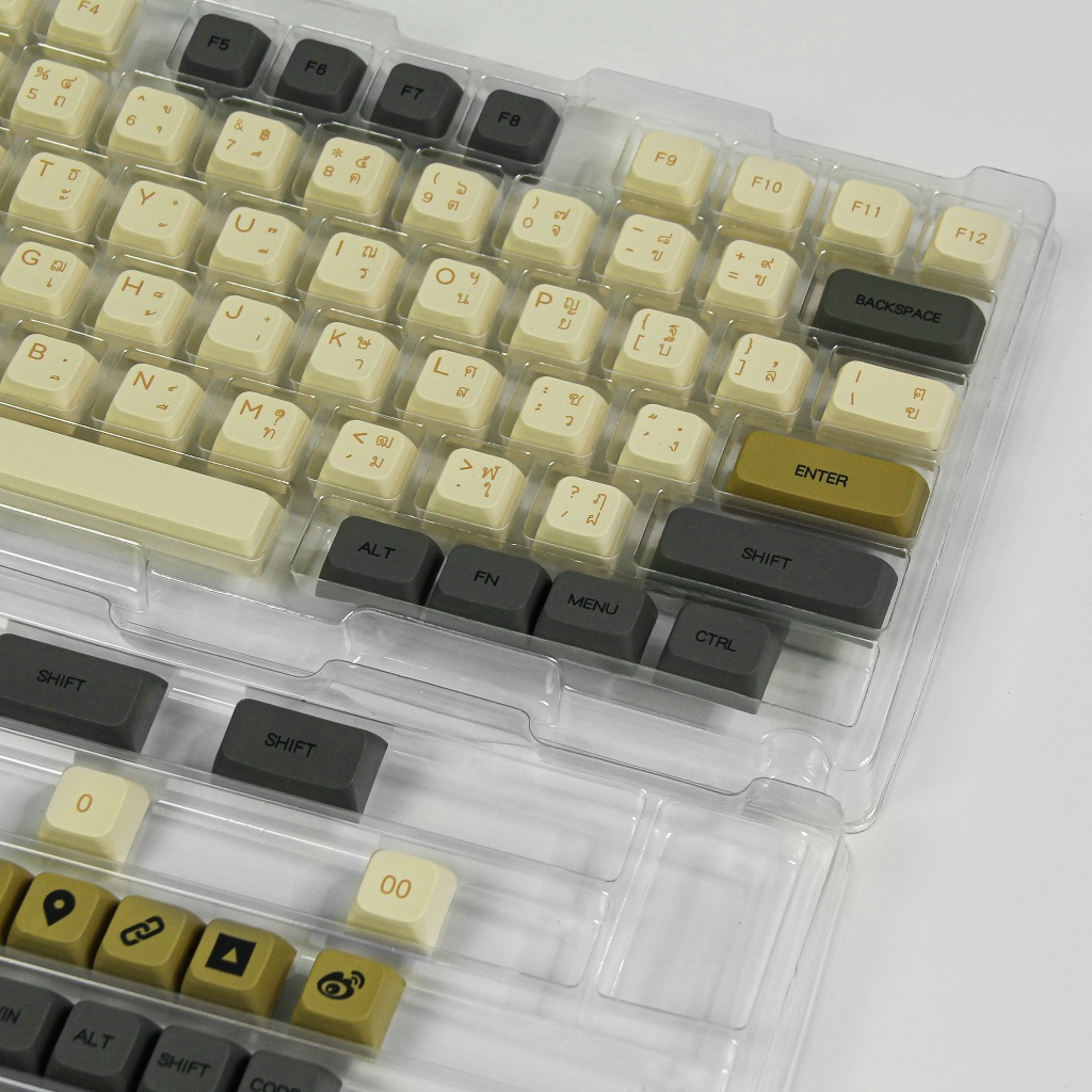 ZIFRIEND Shimmer Theme Keycap 125-Key XDA Profile PBT Key Cap สำหรับกลไกคีย์บอร์ด DIY