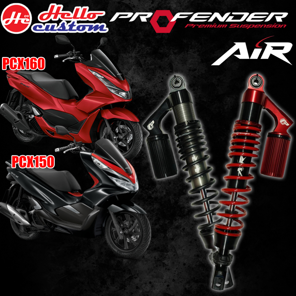 ฟรีค่าส่ง !! โช้ค Profender รุ่น AIR PCX150 350mm. / PCX160 365mm. ปรับ2จุด รับประกัน 1ปี