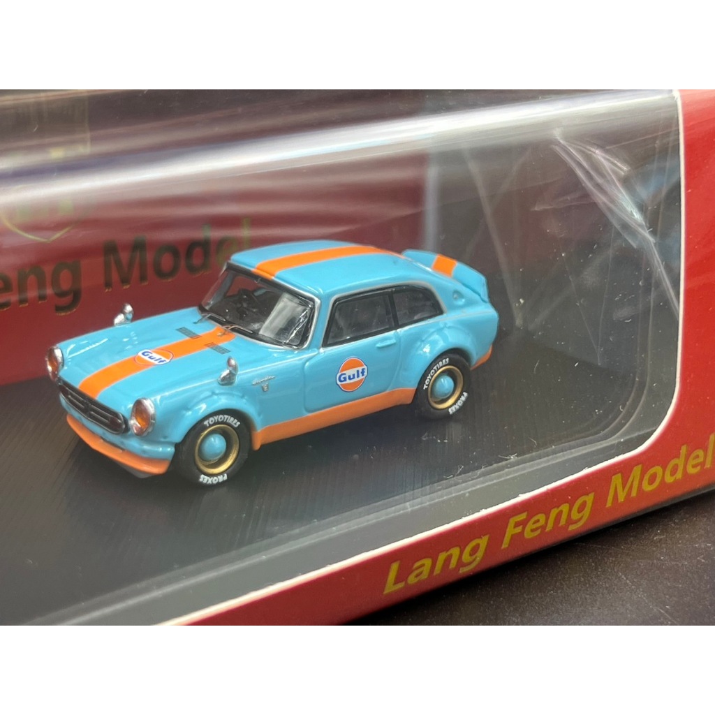 LF 1/64 / Honda S800 Limited to 699pcs. Honda S800 Gulf diecast model.