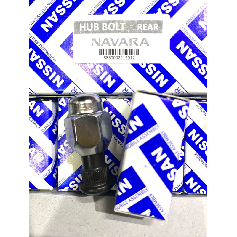 ( ชุด สกรูน็อตล้อหลัง + หัวแม็กซ์ ) NISSAN นิสสัน NAVARA นาวาร่า น็อตล้อ 2WD น็อตล้อตัวผู้ น็อตสกรูยึดดุมล้อ เกลียว1.25
