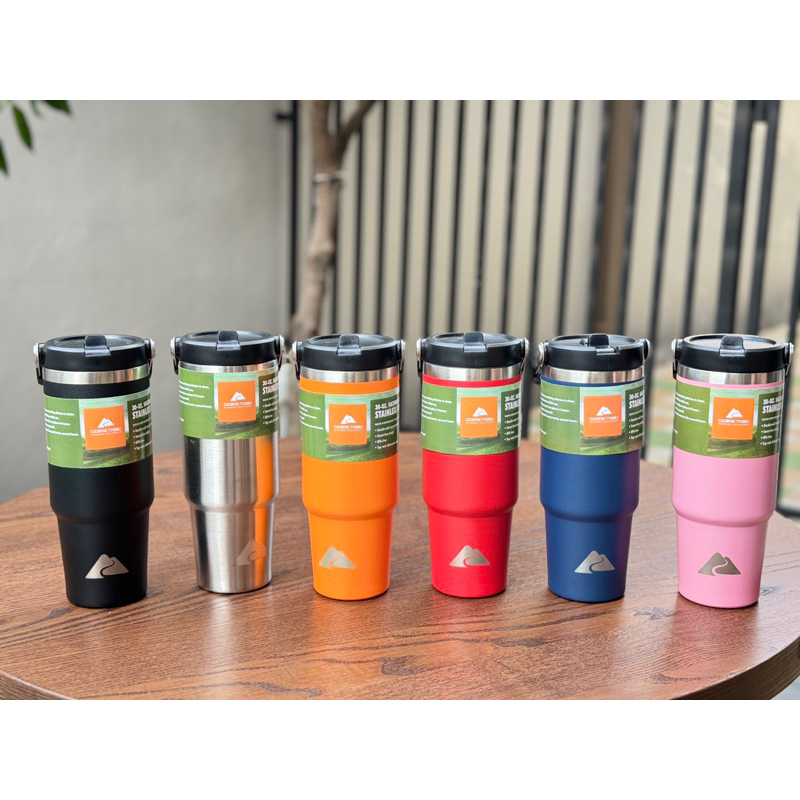 แก้วเก็บอุณหภูมิ Ozark Trail 30oz / 900ml มีหูจับ