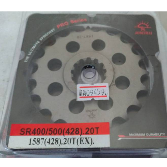 สเตอร์หน้า JOMTHAI Front sprocket jomthai SR400 / SR500 (428) 20T front sprocket jomthai SR400 / SR5