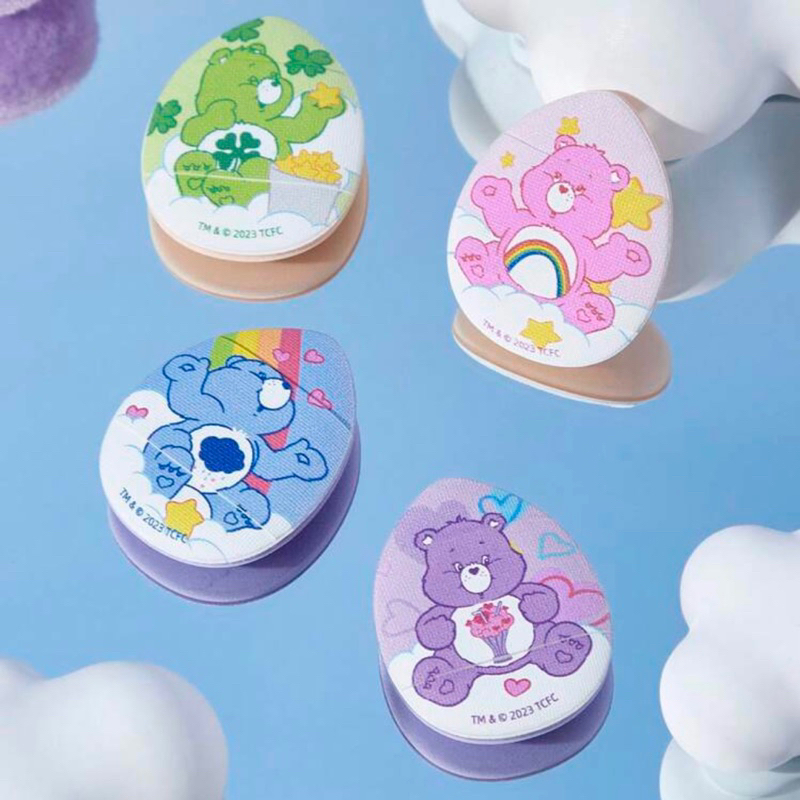 Care bears พัฟจิ๋ว 4ชิ้น