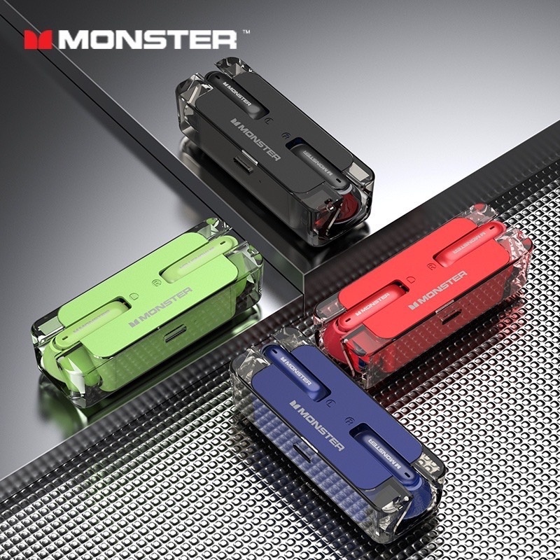 Monster XKT08 หูฟังบลูทูธไร้สาย 5.3 กันน้ํา สําหรับเล่นเกม IP54 Waterproof HiFI Sound Quality เอชดีโทร