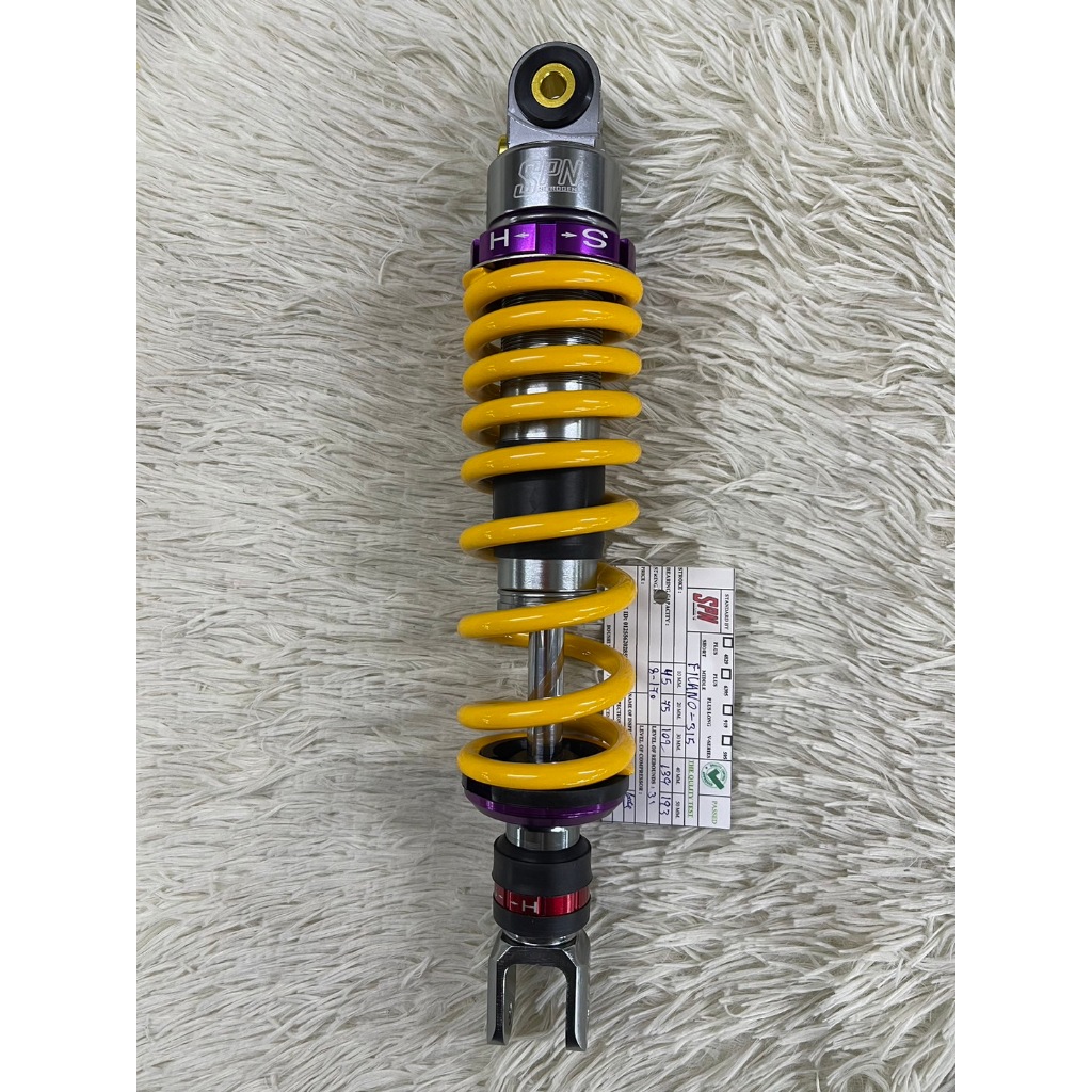 โช้ค SPN V-ADJUST HONDA GIORNO125 Custom ไซส์และสีได้