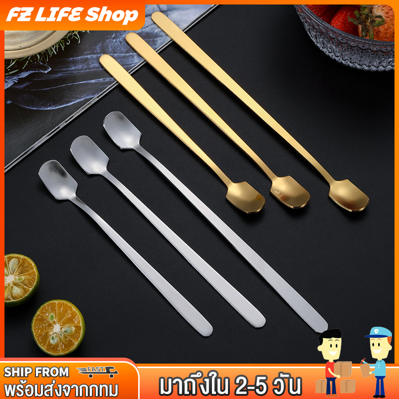 ช้อนชงกาแฟสแตนเลสเกรด304 ช้อนกวนนม stainless steel stirring spoon