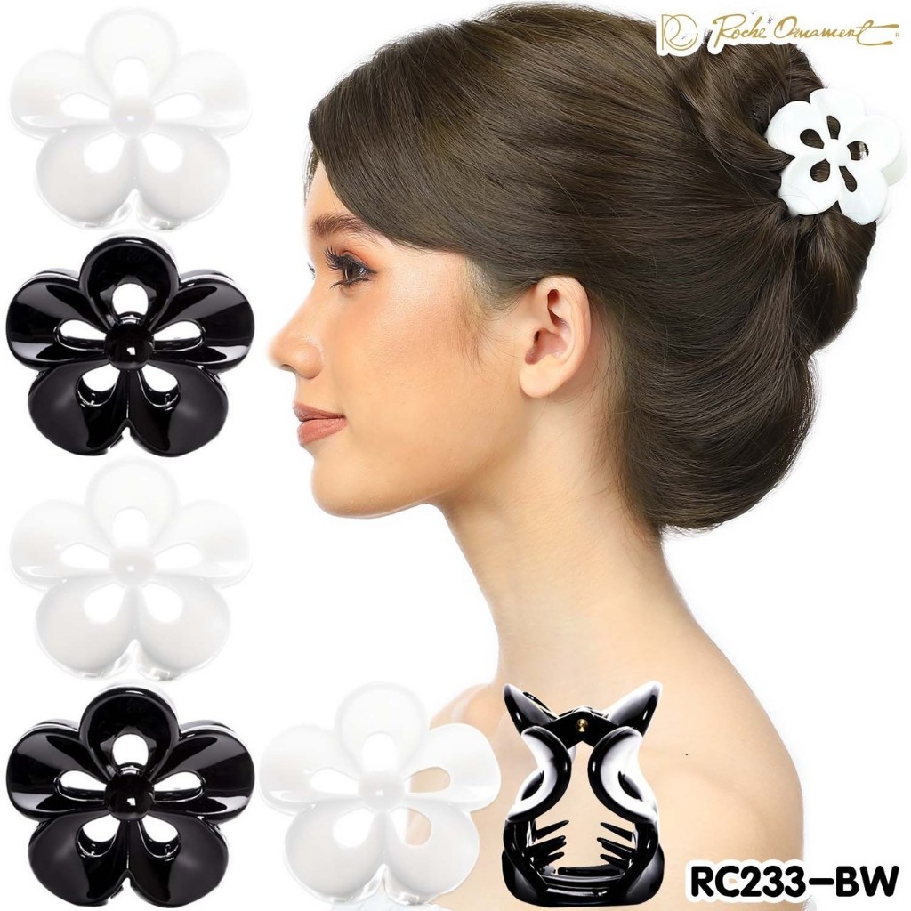 หนีบRC233 6ชิ้น (1แพ็คมี 6ชิ้น) กิ๊บหนีบผม หนีบผมอาบน้ำ เครื่องประดับผม กิ๊บติดผม หวีแปรง ยางรัดผม