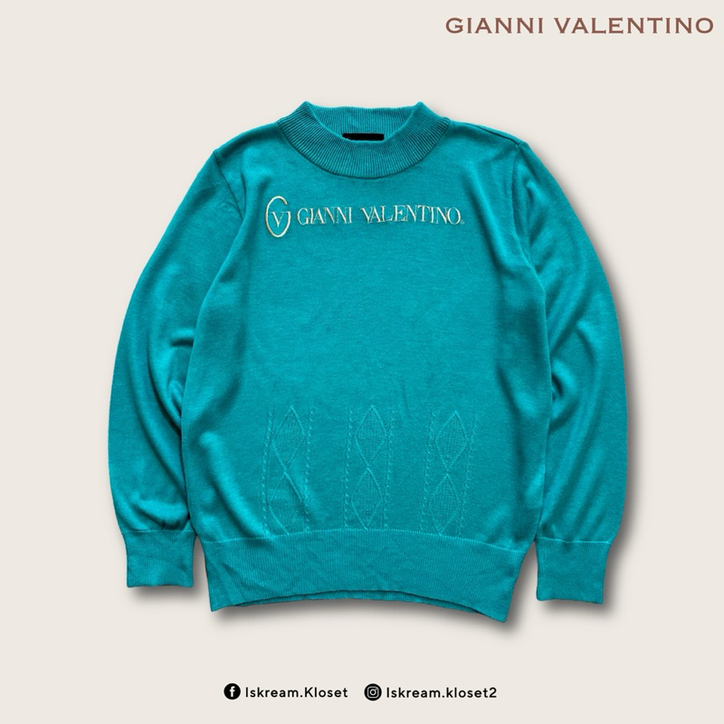 GIANNI VALENTINO Sweatshirt เสื้อแขนยาวมือสอง✔️