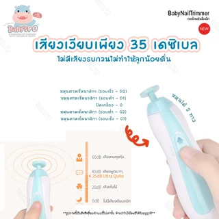 Baby Nail Trimmer 🍼กรรไกรตัดเล็บเด็กไฟฟ้า กรรไกรตัดเล็บ ชุดตัดเล็บเด็ก กรรไกรที่ตัดเล็บเด็กอัตโนมัติ