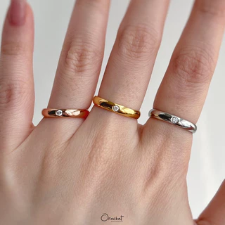 Orachat | Kevin 14k ring. (แหวนตัวเรือนสแตนเลส)