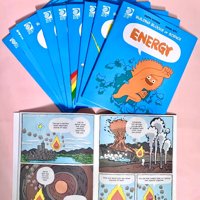 Building Blocks of Science：Physical/Life/Plant&Animal/Math Comic Bookหนังสือการ์ตูน,32 Books Set – Paperback ราคา ถูกที่สุด ดีลบีเคเค แกลเลอรีภาพที่ 2