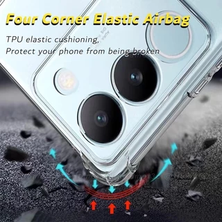🔥เคสใส🔥ใช้สำหรับVivo Y29 Y100 V29E V27 V27Pro พร้อมส่ง กันกระแท Forวีโว่ Y100