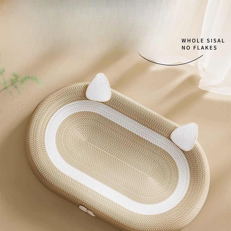 ที่ลับเล็บแมว 3in1 ขนาดใหญ่ ของเล่นแมว ที่ลับเล็บแมว ที่ฝนเล็บแมวรวมฟังก์ชันขูดเล็บ ลับเล็บ และของเล่นแมว ใช้เป็นครอกแมว - รูปที่ 2