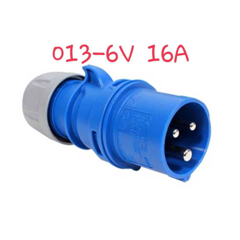 เพาเวอร์ปลั๊ก(Power Plug)1เฟส 250V 16A 32A