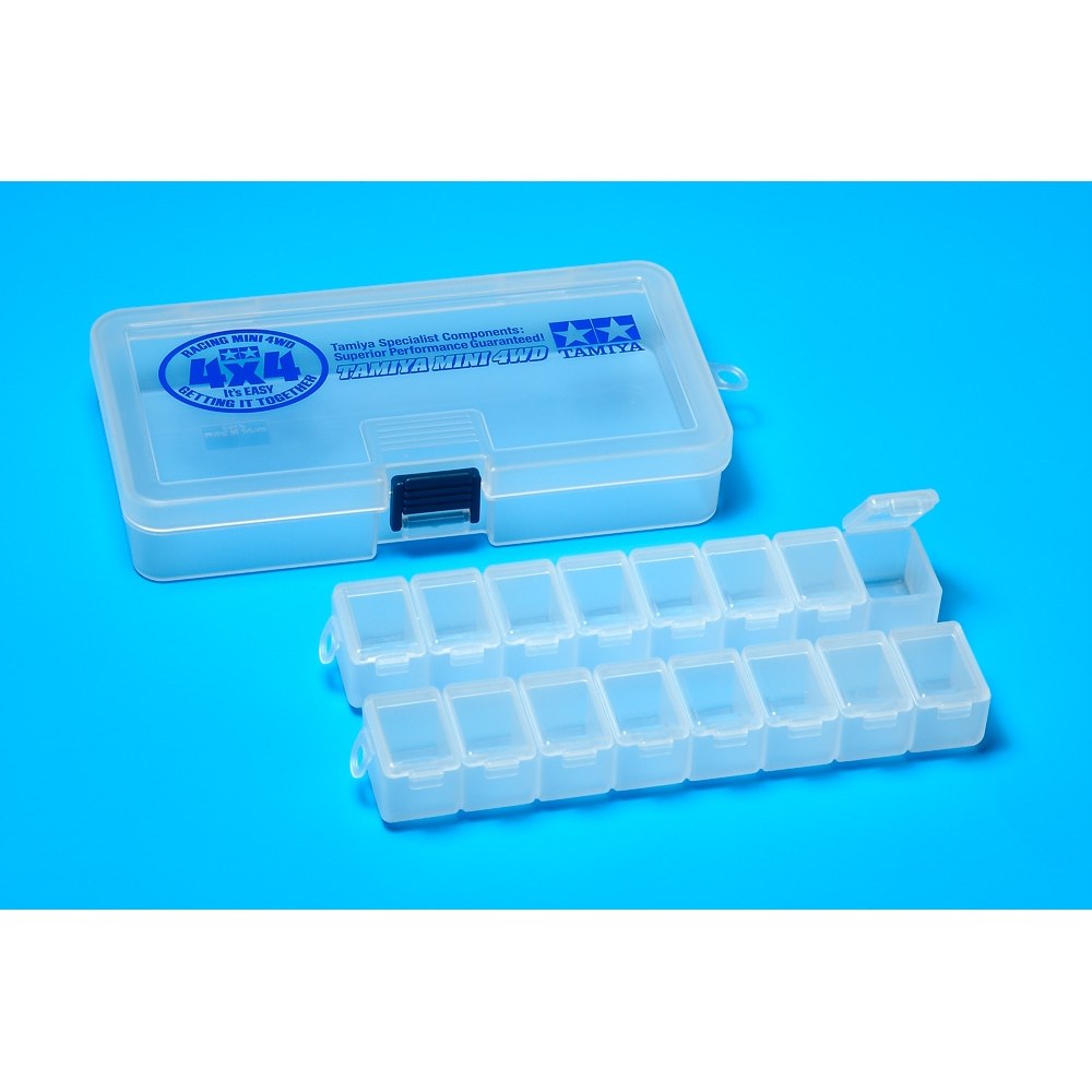 TAMIYA 15460 MINI 4WD PARTS STORAGE BOX SET (8-Compartment Case x2)
