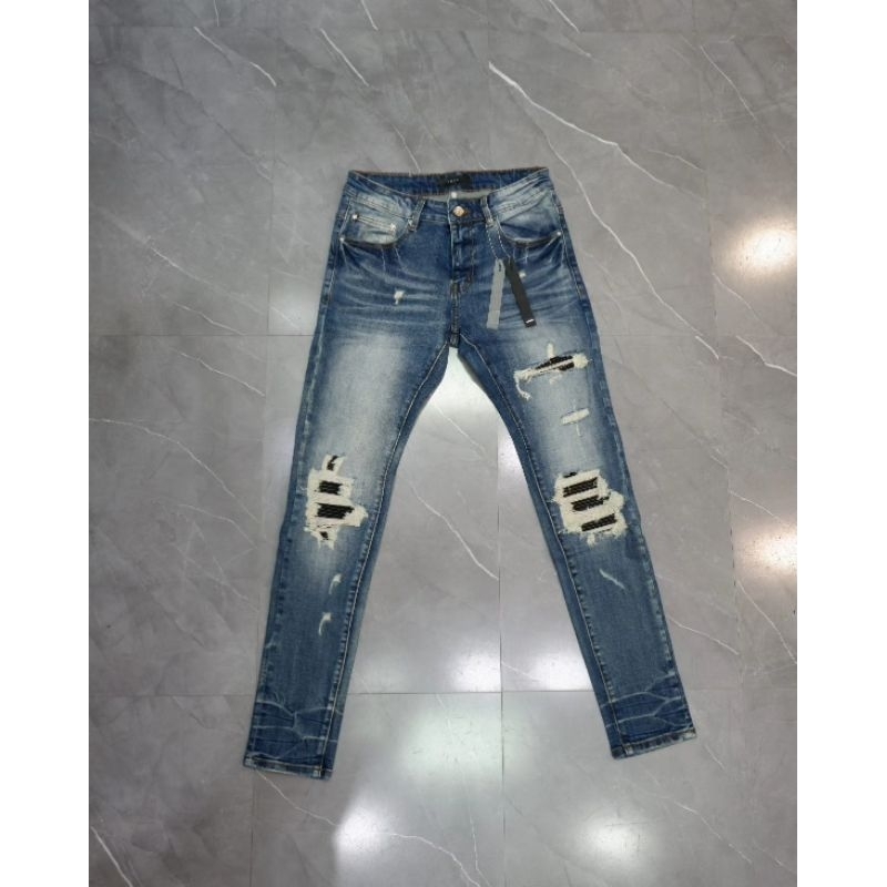 Amiri1 MX1 ยีนส์ทรงเดฟผ้ายืด