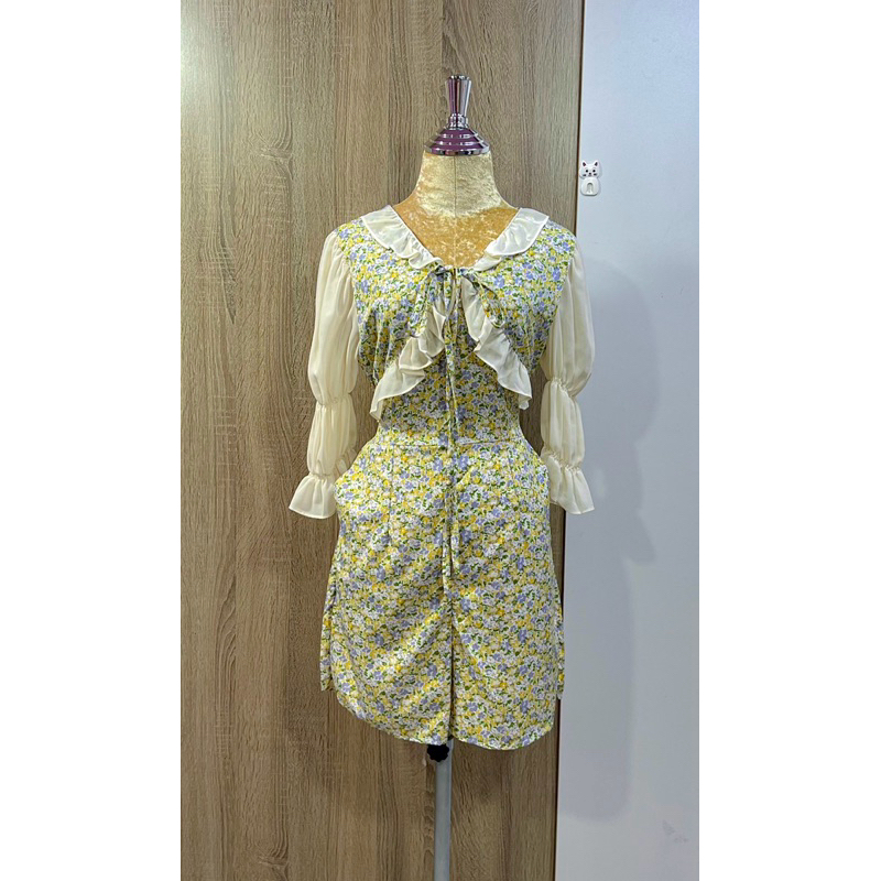 จั้มกางเกงขาสั้น งานป้าย P’pream Shop เนื้อผ้าสวมใส่สบาย