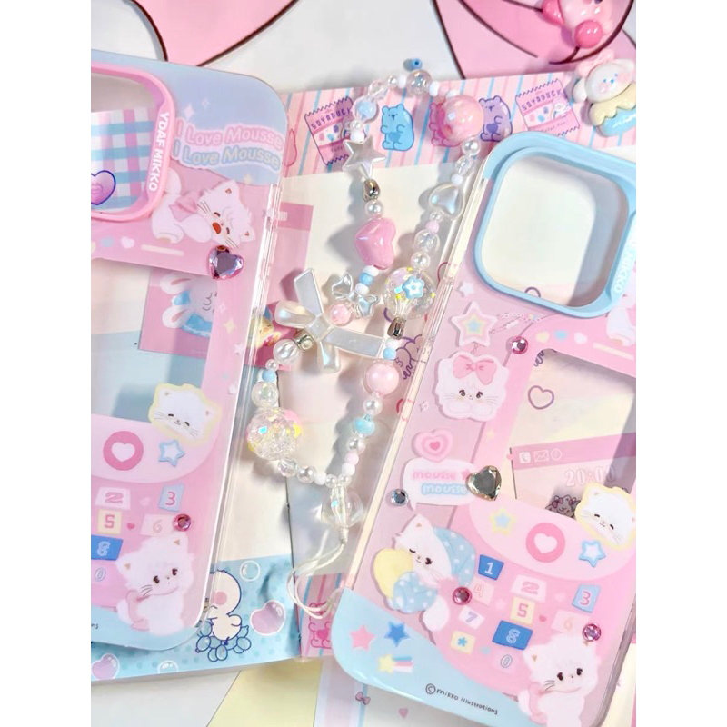 [ พร้อมส่ง ] Mikko x DF Treasure box เคสไอโฟน iPhone Case ลายใหม่ น่ารัก มีว่างให้ใส่รูป มีสายห้อย
