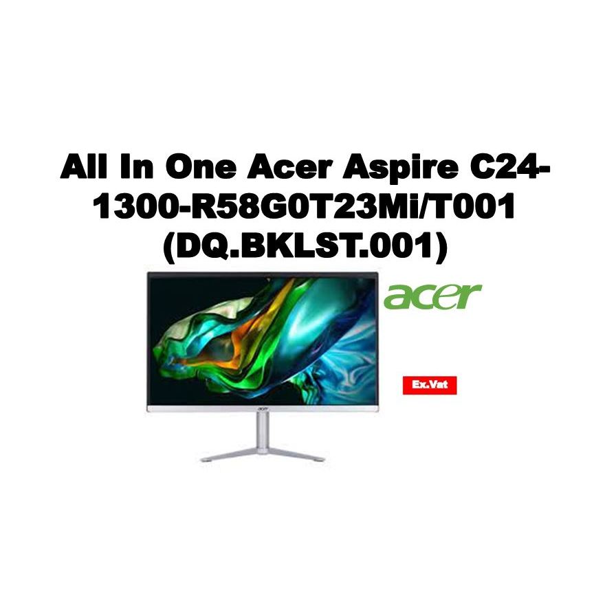 All In One Acer Aspire C24-1300-R58G0T23Mi/T001 (DQ.BKLST.001)