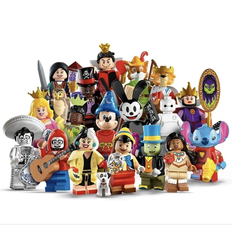 (ไลฟ์ ลด50%) LEGO Minifigures Disney 100 (71038) ของใหม่เปิดซองเช็ค