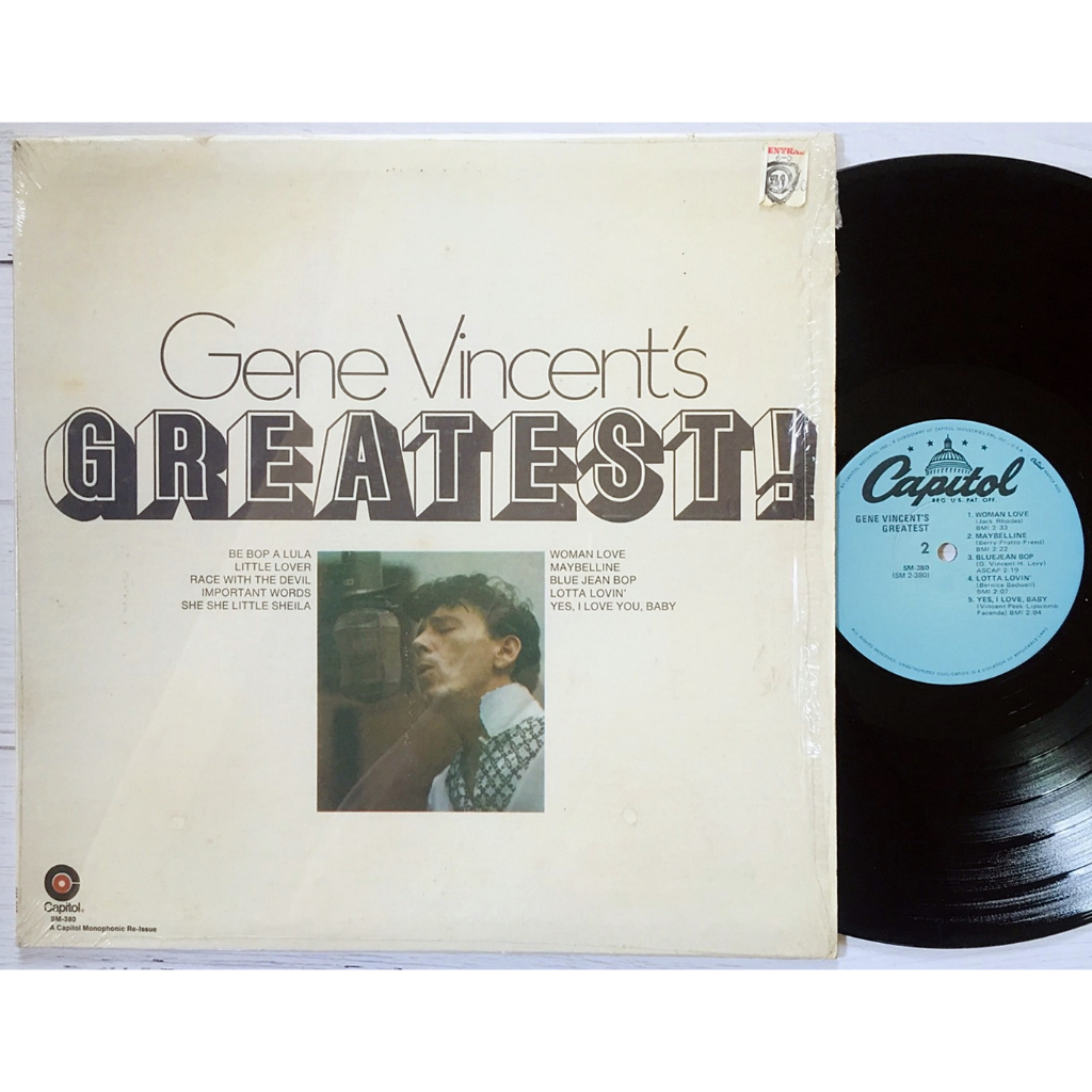 400. แผ่นเสียง - LP Vinyl Record | Gene Vincent – Gene Vincent's Greatest