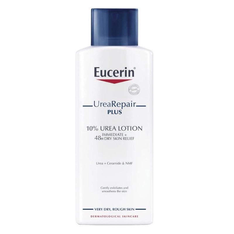Eucerin UreaRepair PLUS 10% Urea lotion Immediate+ 48H Dry skin relief 250ml ครีมสำหรับผิวแห้งมาก 250 มิลลิลิตร