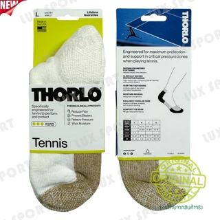 Thorlo Socks Size.L-LARGE (TMX ข้อสั้น) Unisex ถุงเท้าเทนนิสคุณภาพ สินค้าแท้ 💯% จาก อเมริกา
