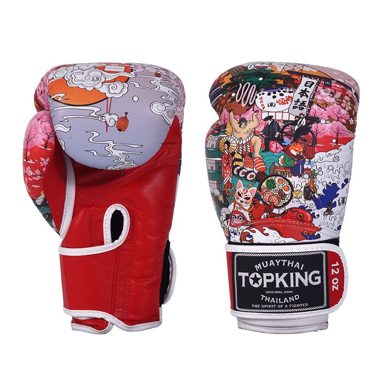 TOPKING BOXING GLOVES JAPAN CULTURE (leather100%)