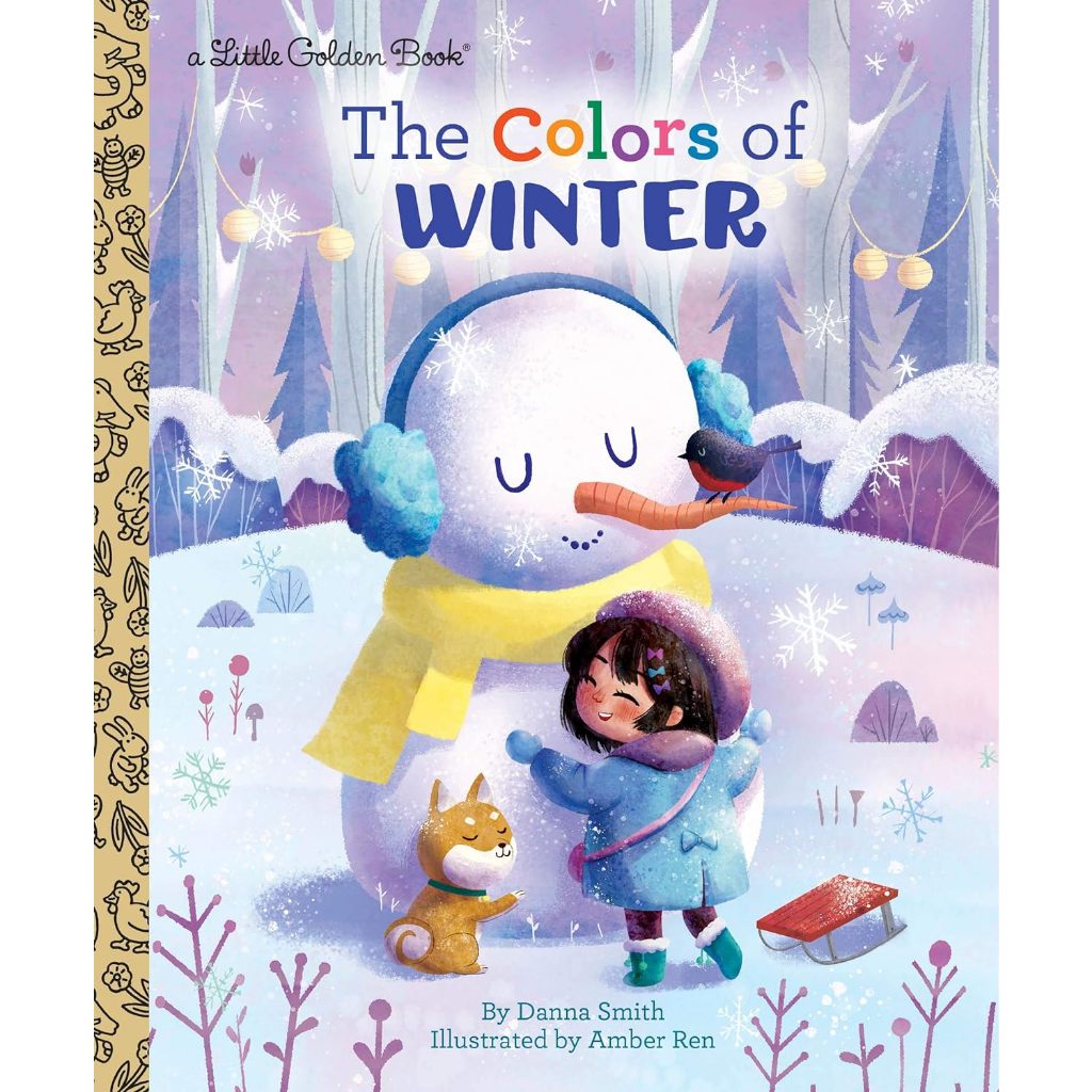 The Colors of Winter - Little Golden Books Danna Smith (author), Amber Ren (illustrator) Hardback