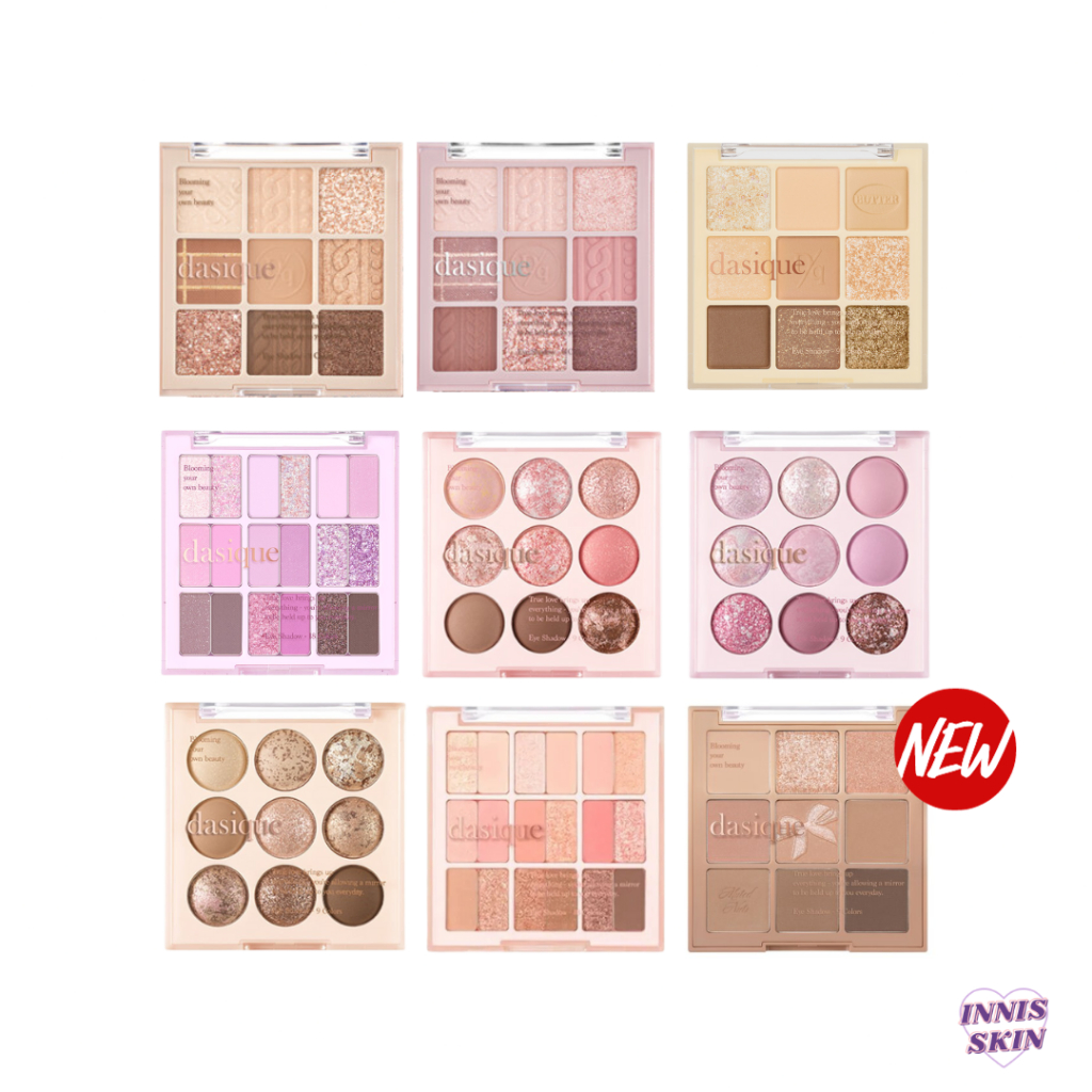 (แท้/พร้อมส่ง) สีใหม่! Dasique Shadow Palette