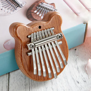เครื่องดนตรีเปียโนนิ้วโป้ง คาลิมบา คริสตัลใส ขนาดเล็ก 8 คีย์ kalimba เครื่องดนตรีอะคูสติก แบบใส คีย์บอร์ คริสตัลแบร์