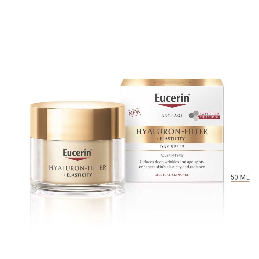 Eucerin Hyaluron Filler + Elasticity Day Cream SPF30 ยูเซอรีน ไฮยาลูรอน อีลาสติก ฟิลเลอร์ เดย์ครีม 50ml.
