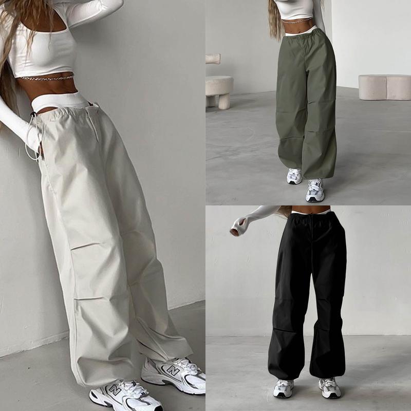 Atipashop - Tracy pants 23209 กางเกง แฟชั่น กระบอกใหญ่