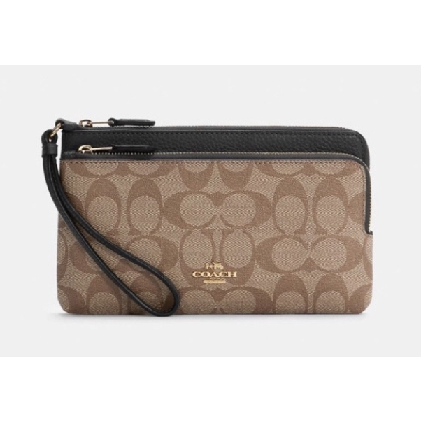 Coach 2L-003 กระเป๋าคล้องแขน  2 ซิป แอล  แท้100%