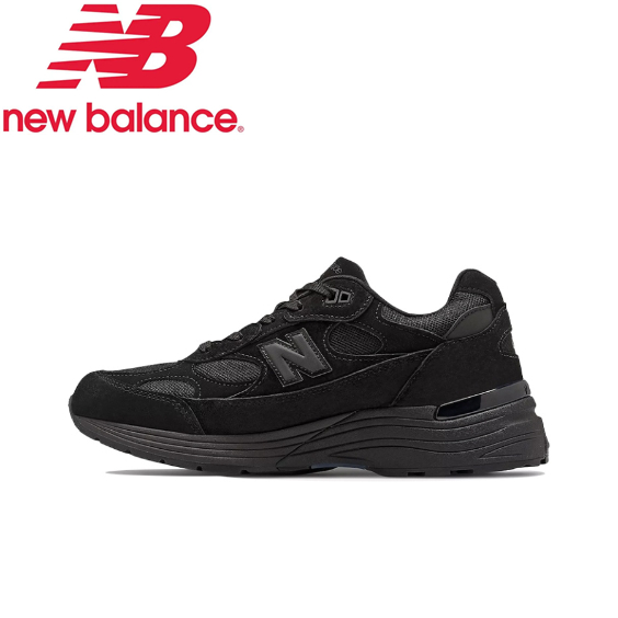 【ของแท้ 100%】New Balance NB 992 EA Running shoes black