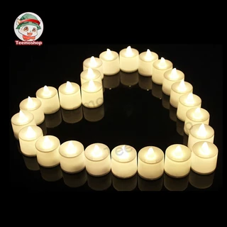 โคมไฟเทียน LED เป็นเนื้อเทียนไขหอมแท้ เทียนอิเล็กทรอนิกส์ เทียนปลอม led candle ไม่มีเปลวไฟและควัน