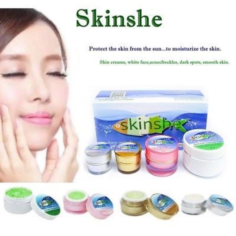 สกินชี Skinshe Giftset Cream สกินซี ครีมบำรุงผิว ผิวขาว กระจ่างใส ลดเลือนฝ้า กระ จุดด่างดำ - รูปที่ 4