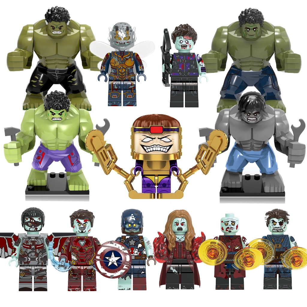 บล็อคตัวต่อ marvel 8 จักรวาลมาร์เวล Marvel Zombies World War Hulk