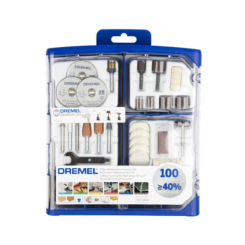 DREMEL 723-100 ชุดอุปกรณ์เสริม100ชิ้น 2615S723JA