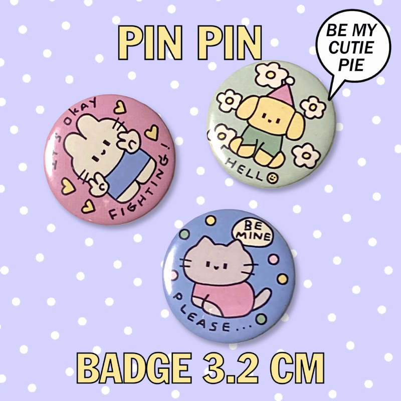 (Mini Pin) CHUBBY CLUB vol. 1 เข็มกลัดจิ๋ว