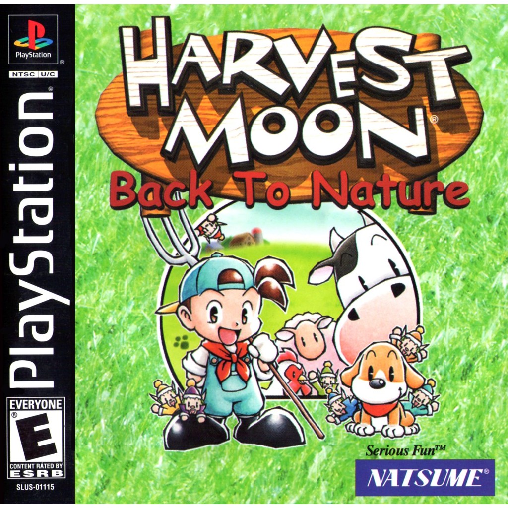 PS1 : Harvest Moon - Back to Nature (USA) (1 Disc)