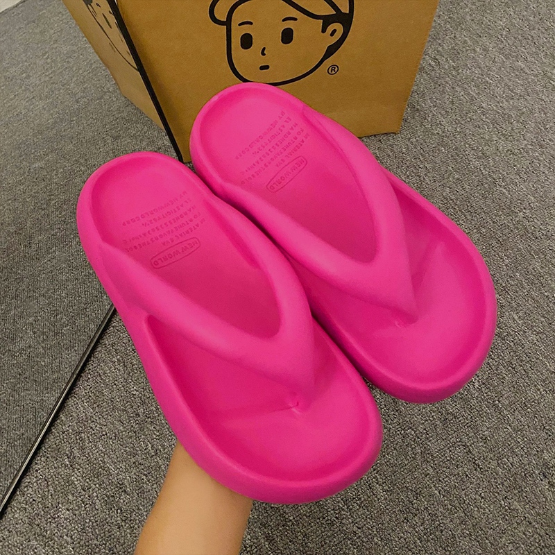 Jukoy รองเท้าแตะหูหนีบ เสริมส้นเสริมความสูง สีสวยมาก วัสดุ PVC น้ำหนักเบาใส่สบาย พื้นกันลื่นแน่นๆ ของมันต้องมีแย้ววว - รูปที่ 7