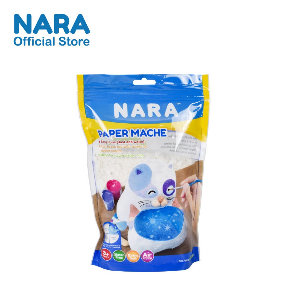 NARA PaperMache เปเปอร์มาเช่แบบซอง ขนาด 100 กรัม และ 200 กรัม