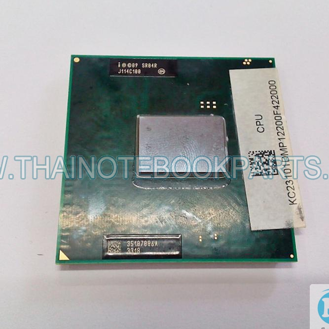 ซีพียู CPU Intel Core i3-2310M ความเร็ว 2.1GHz, L2 512KB, L3 3MB, Socket G2 - SR04R (มือสอง)