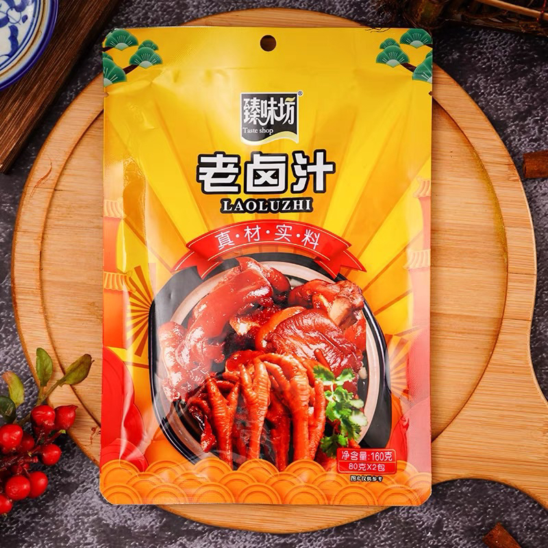 ซอสตุ๋นจีน หมูตุ๋น พะโล้ เนื้อตุ๋น  พร้อมส่ง(臻味坊老卤汁）160g