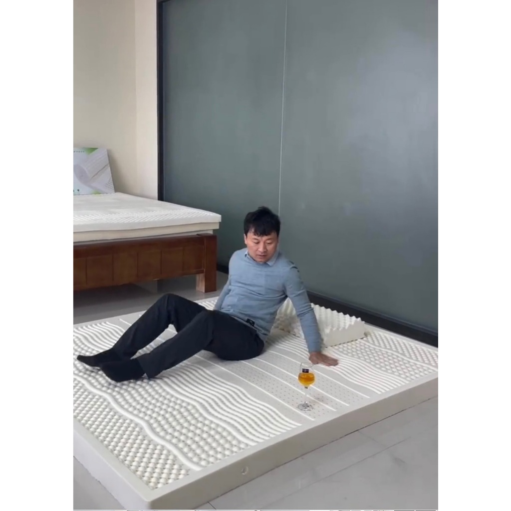 6.6 ถามหากันเยอะ🔥 ที่นอน ยางพาราฉีดแท้ หนา 2-4 นิ้ว ปลอกซิปถอดได้ Density 90 พร้อมหมอน รับประกัน 15 